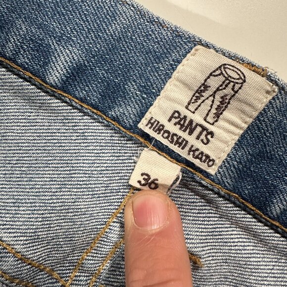 Hiroshi Kato The Pen Slim - Keith 14oz Selvedge Denim Size 36x34 - Picture 4 of 11